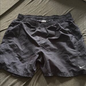 Grey Nike Swim trunks